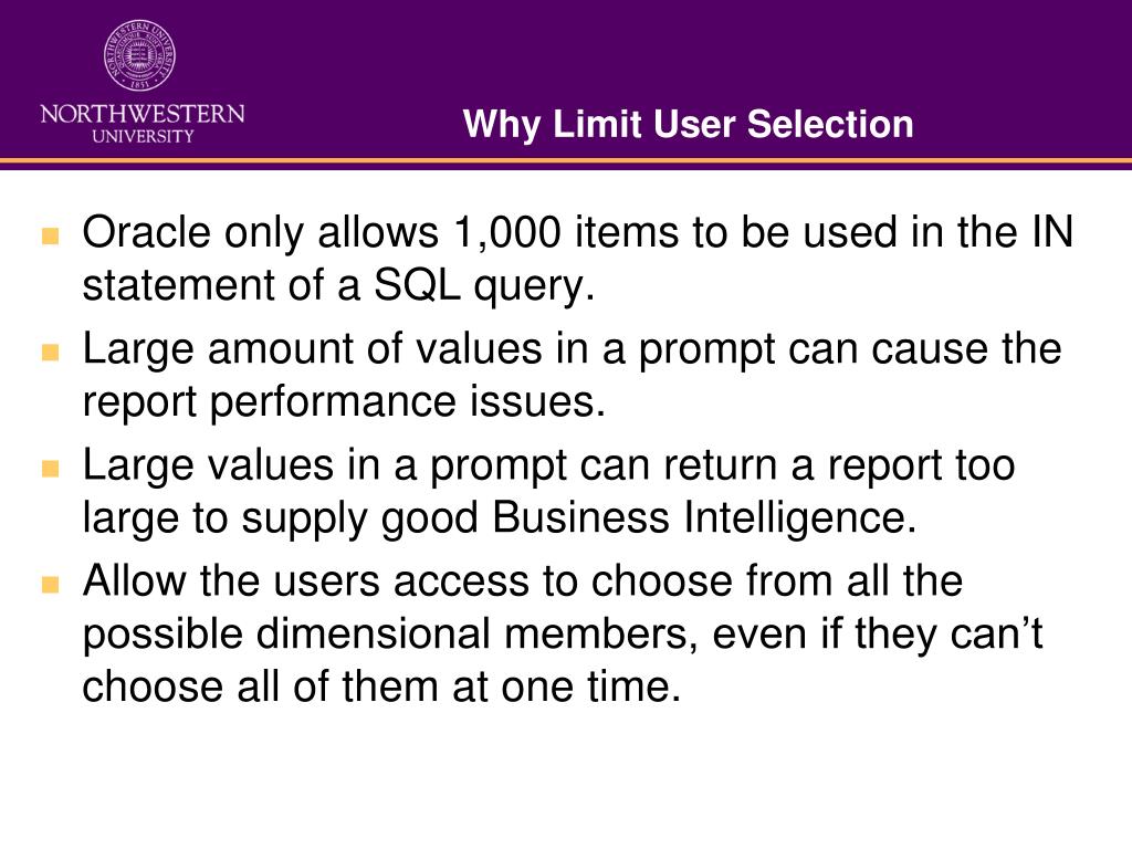 PPT Northwestern University Business Intelligence Solutions Cognos 8