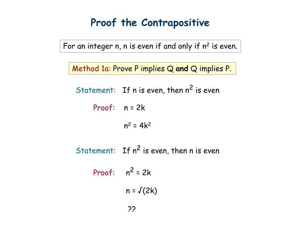 PPT Methods of Proof PowerPoint Presentation ID313621