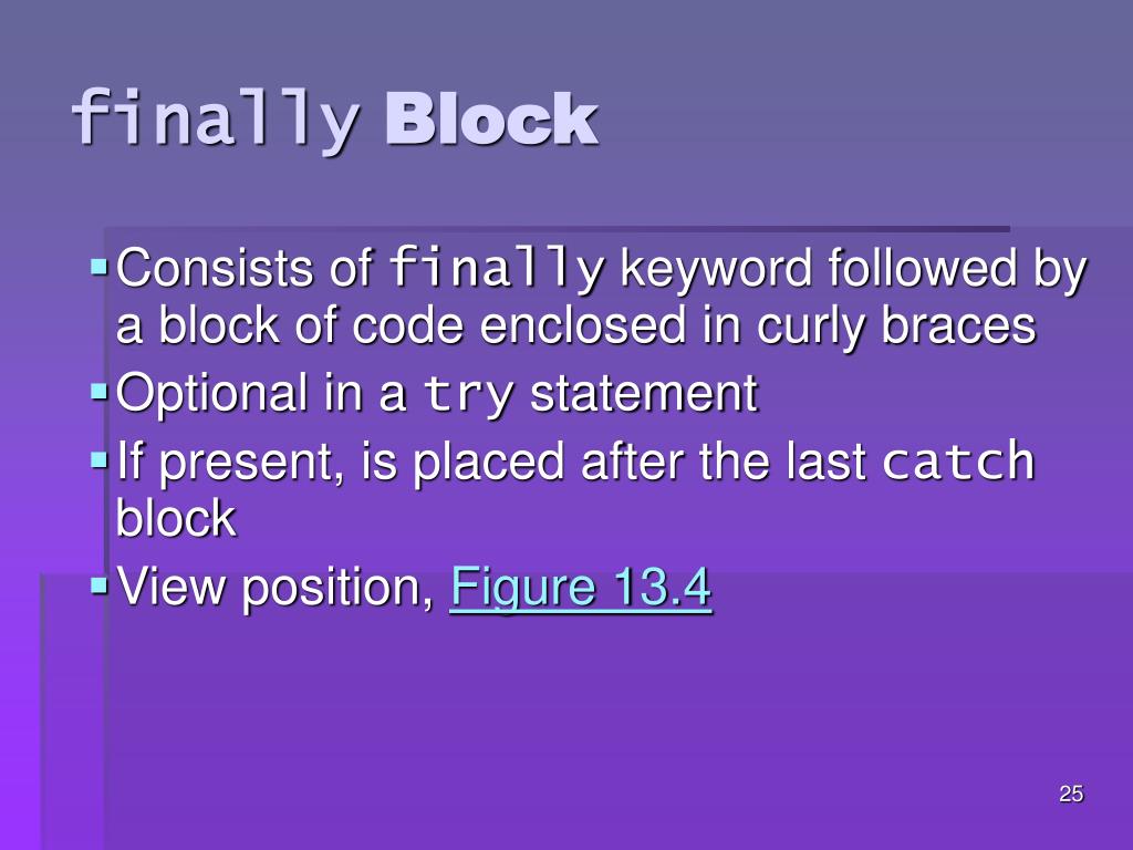 PPT Exception Handling PowerPoint Presentation, free download ID313802