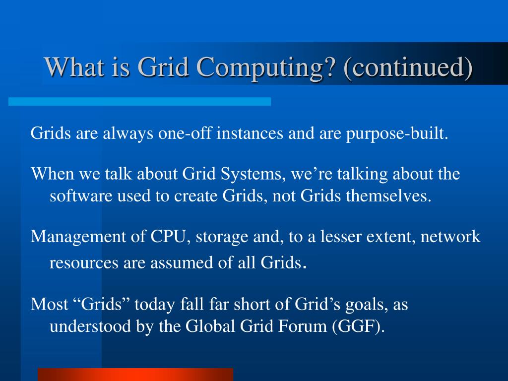 PPT Grid Computing an Introduction PowerPoint Presentation, free