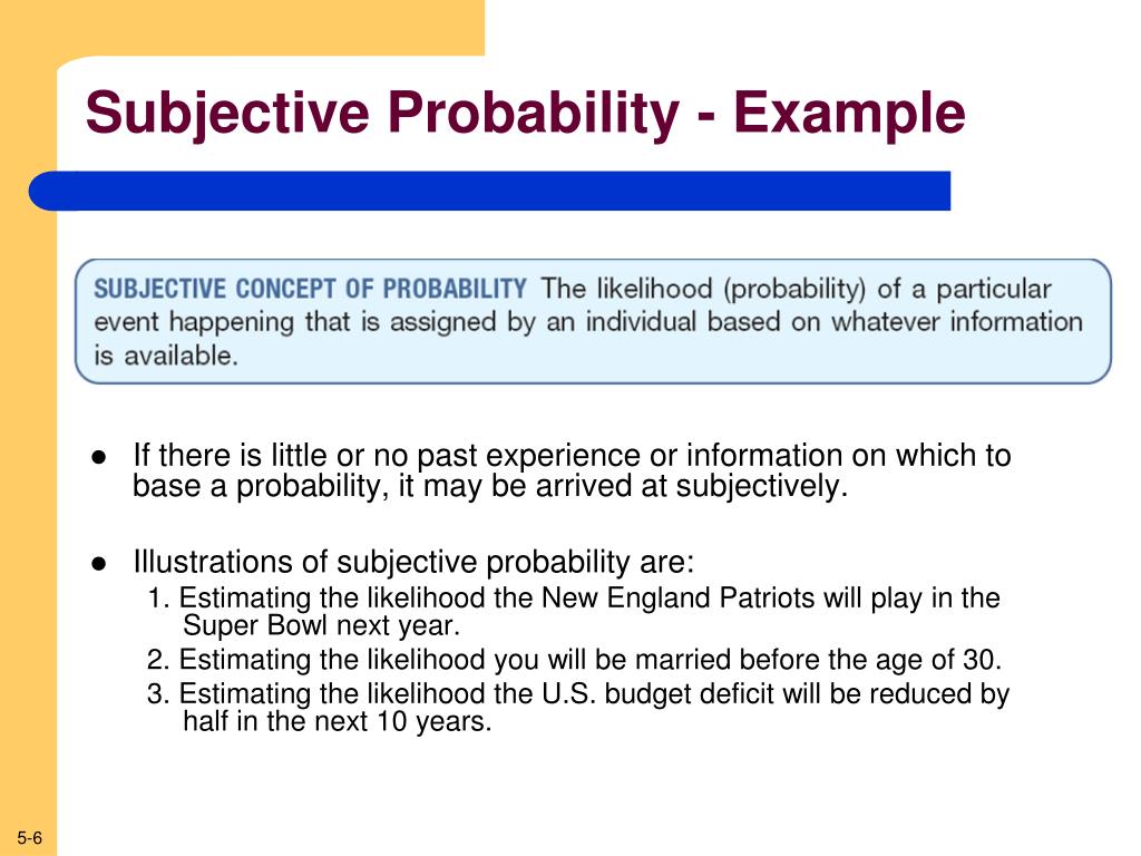 PPT A Survey of Probability Concepts PowerPoint Presentation ID314183