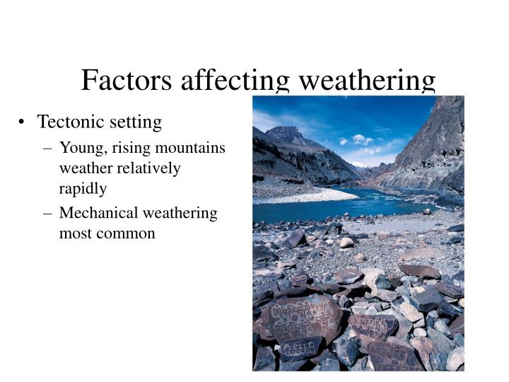 PPT Chapter 7 WEATHERING AND EROSION PowerPoint Presentation ID314212
