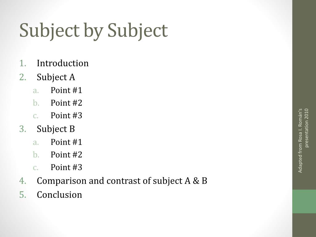 PPT Compare & Contrast a simple 5 paragraph essay PowerPoint