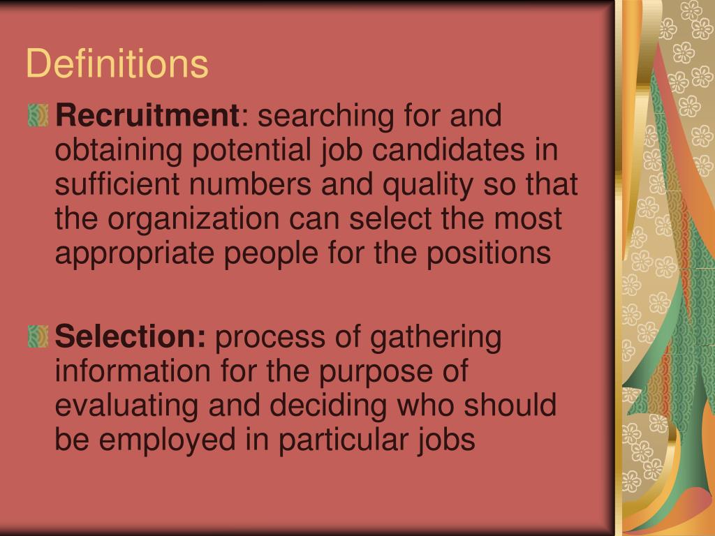 PPT Recruitment & Selection PowerPoint Presentation, free download ID315052