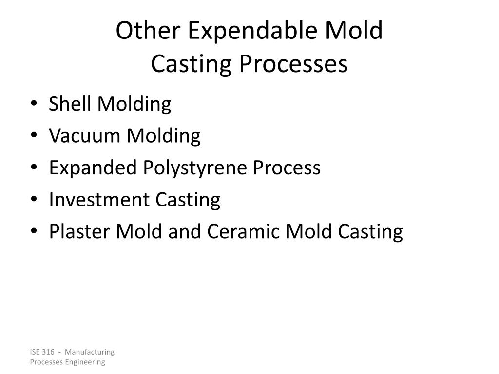 PPT Chapter 11 METAL CASTING PROCESSES PowerPoint Presentation, free