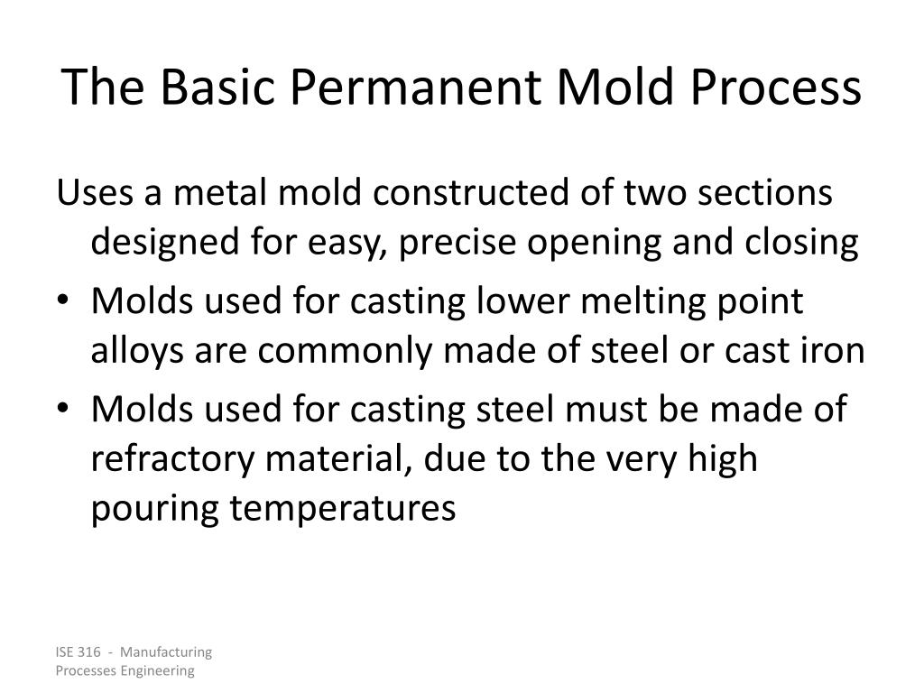PPT Chapter 11 METAL CASTING PROCESSES PowerPoint Presentation, free