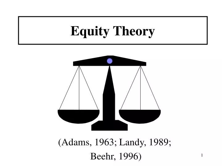 PPT Equity Theory PowerPoint Presentation, free download ID315986