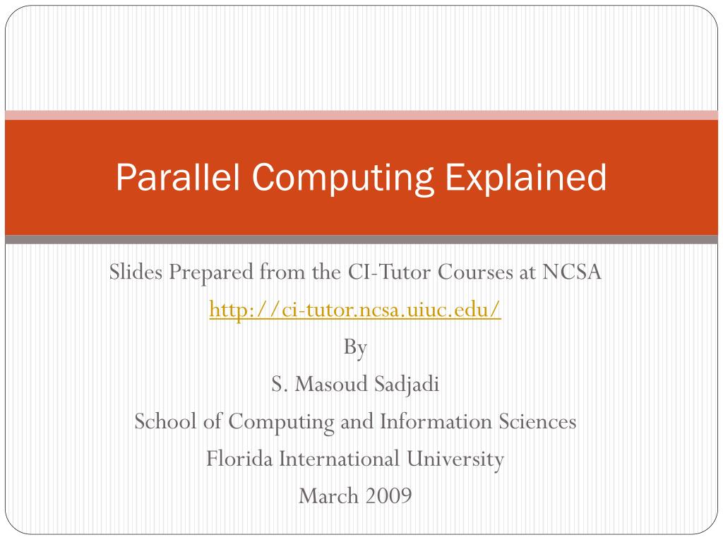 PPT Parallel Computing Explained PowerPoint Presentation, free download ID316040