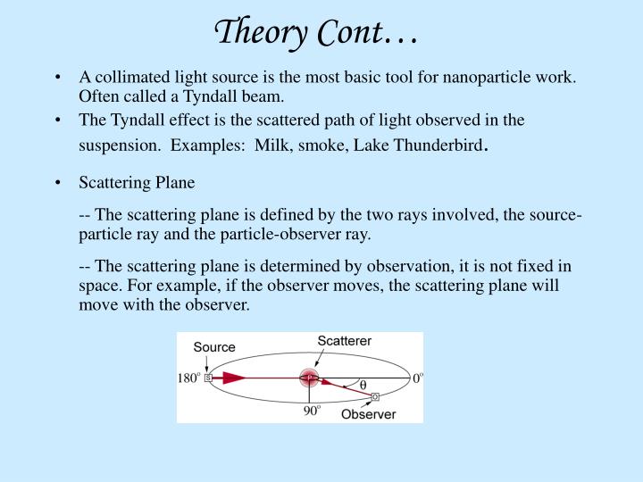 PPT Light Scattering PowerPoint Presentation ID316068