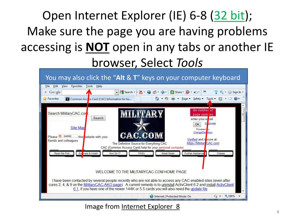 PPT Making DoD Enterprise Email , AKO, and other DoD websites work