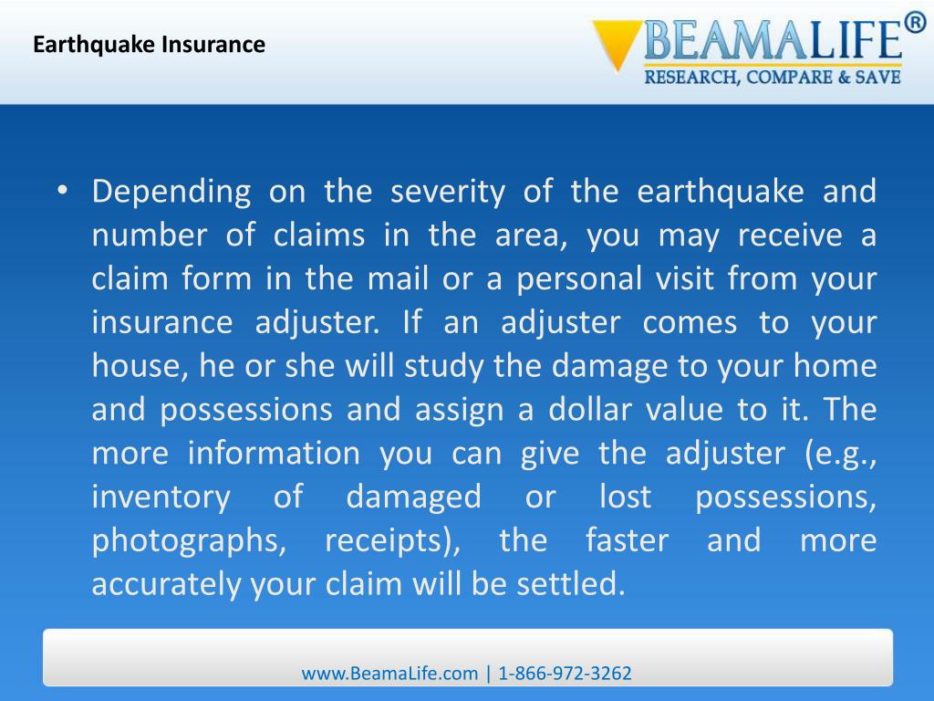 PPT Earthquake Insurance PowerPoint Presentation, free download ID