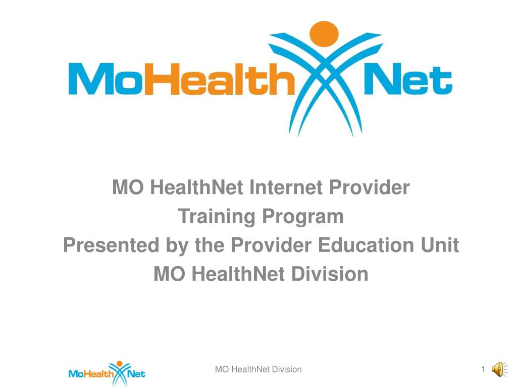 PPT MO Provider Training Program Presented by the