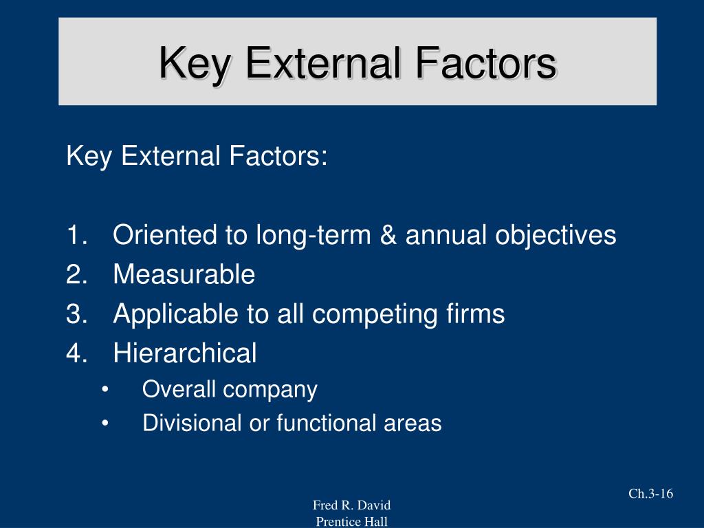 PPT Chapter 3 The External Assessment PowerPoint Presentation, free