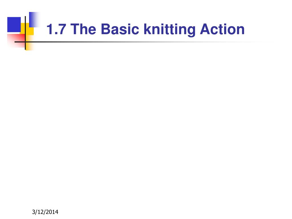 PPT Knitting Technology PowerPoint Presentation, free download ID