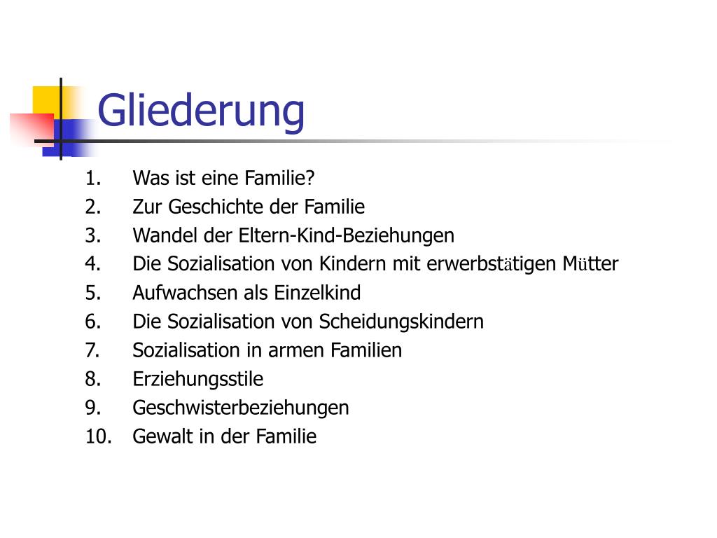 PPT Sozialisation in der Familie PowerPoint Presentation