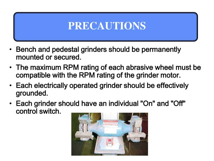 PPT ABRASIVE WHEEL MACHINERY OSHA 29 CFR 1910.215 PowerPoint