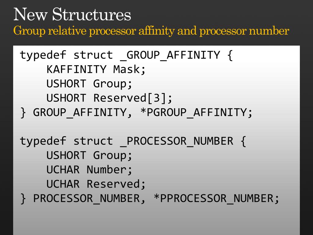 PPT Developing Applications For More Than 64 Logical Processors In