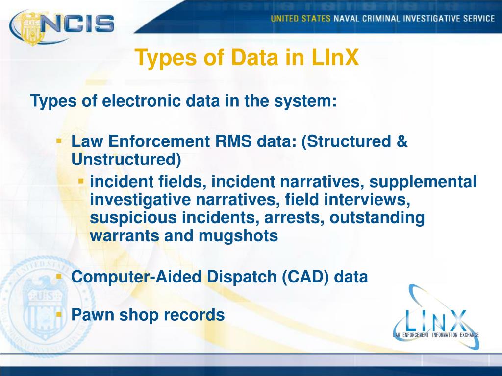 PPT The Law Enforcement Information Exchange (LInX) PowerPoint