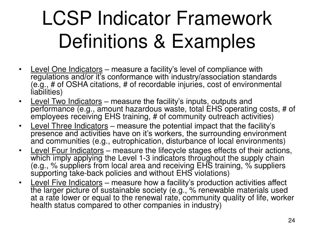PPT Environmental Metrics & Indicators PowerPoint Presentation ID