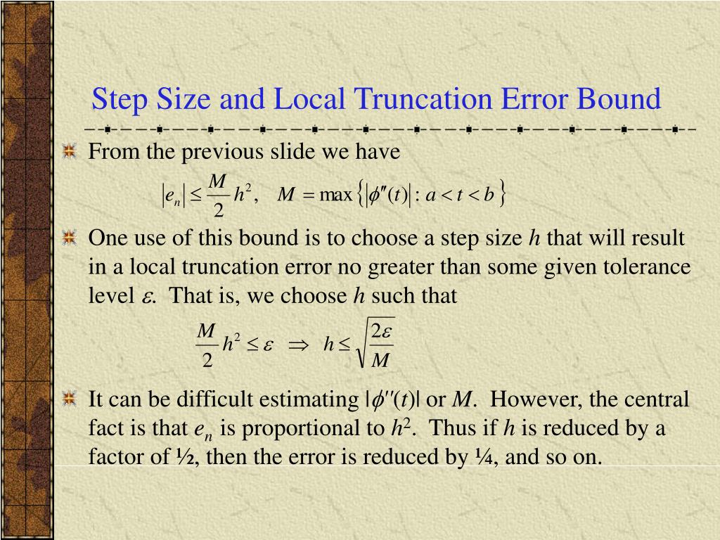 PPT Ch 8.1 Numerical Methods The Euler or Tangent Line Method