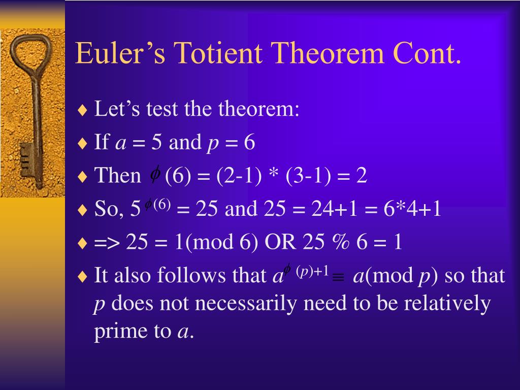 PPT Fermat and Euler’s Theorems PowerPoint Presentation, free