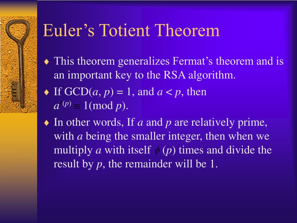 PPT Fermat and Euler’s Theorems PowerPoint Presentation, free