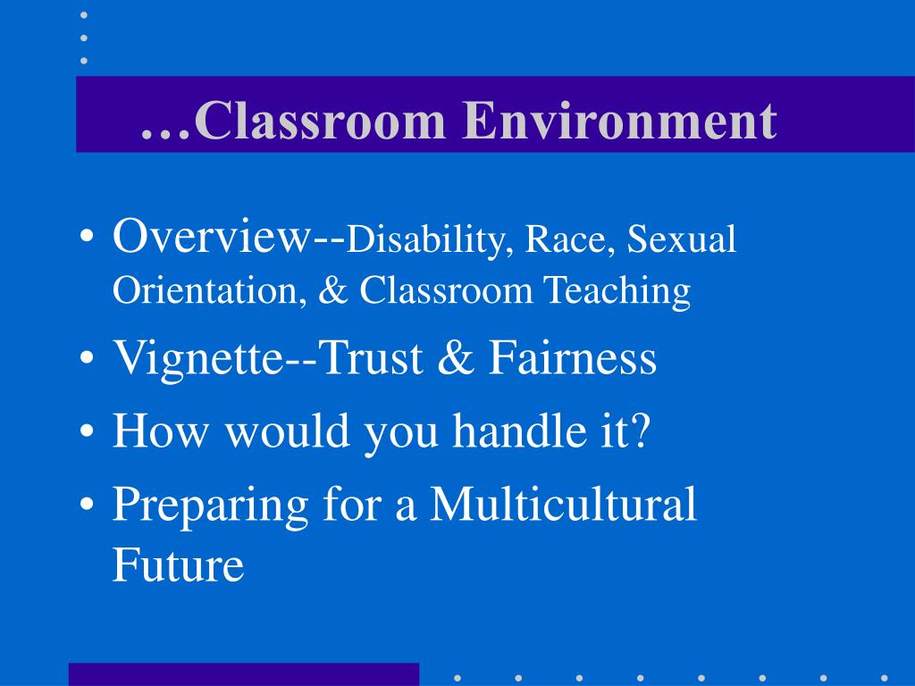 PPT Creating a Positive Classroom Environment PowerPoint Presentation