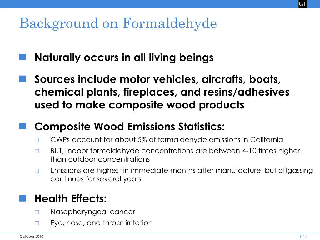 PPT Composite Wood Products and Formaldehyde Emissions 101 From