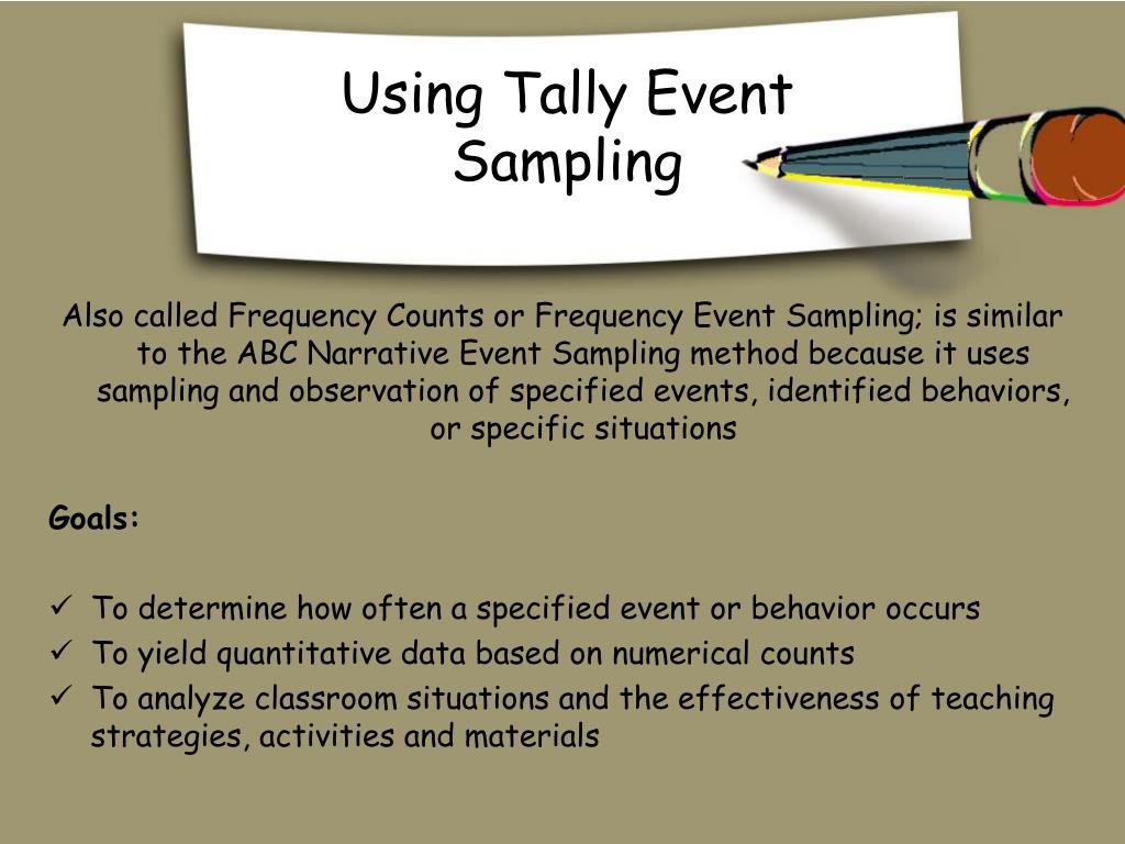 Event Sampling (ABC format) YouTube