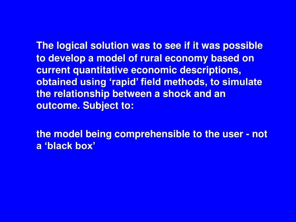 PPT The Household Economy Approach (HEA) ‘regular’ and ‘lite
