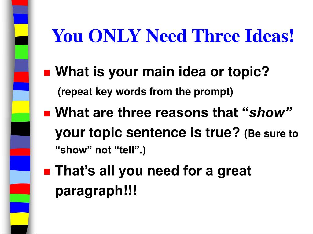 PPT The FiveSentence Paragraph PowerPoint Presentation