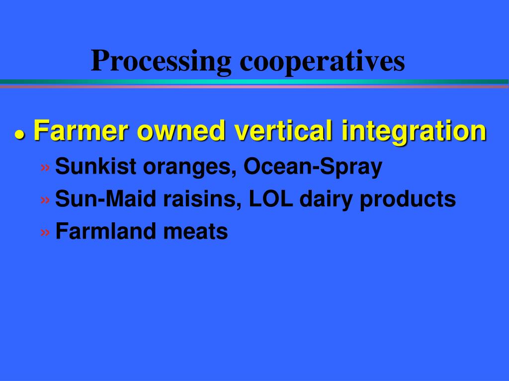 PPT Cooperatives in the food industry PowerPoint Presentation, free