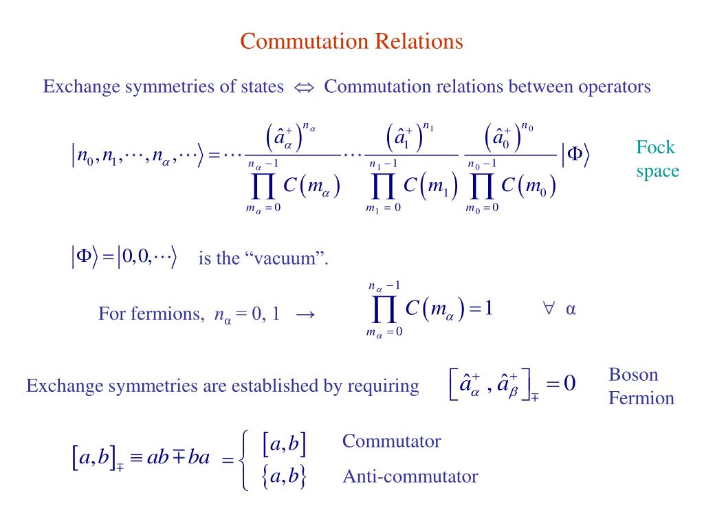 PPT 6. Second Quantization and Quantum Field Theory PowerPoint