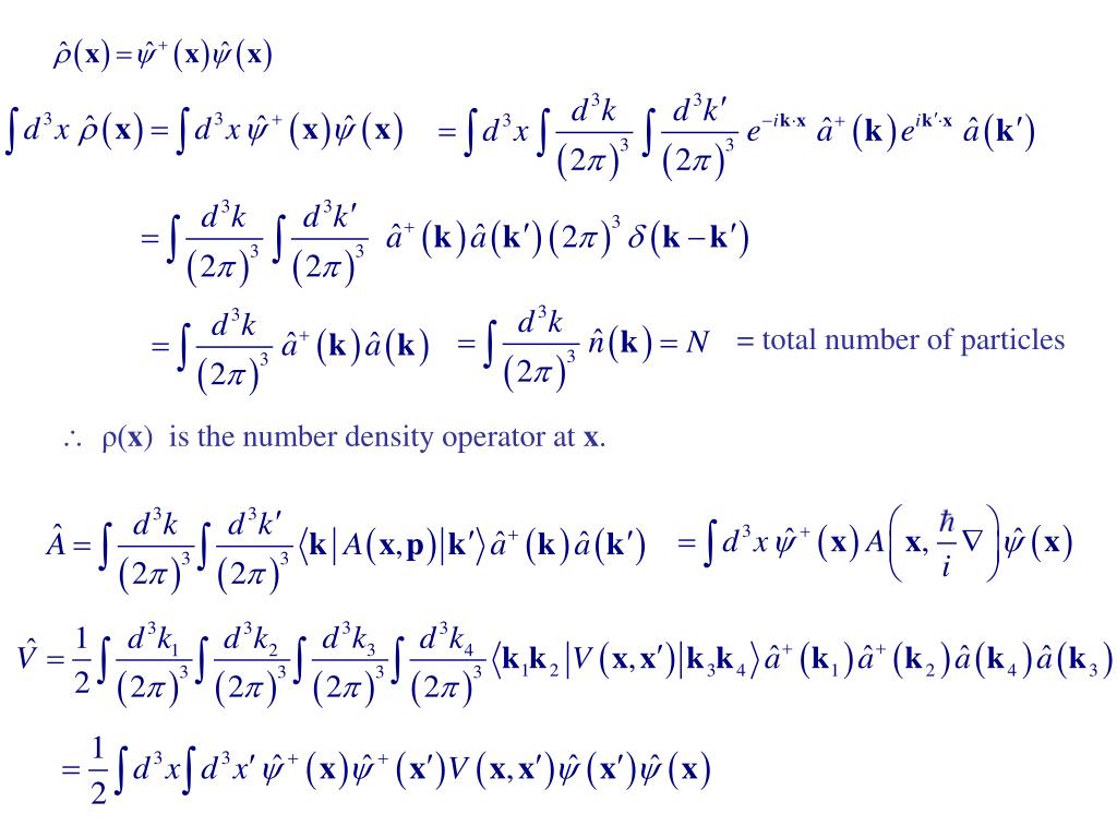PPT 6. Second Quantization and Quantum Field Theory PowerPoint