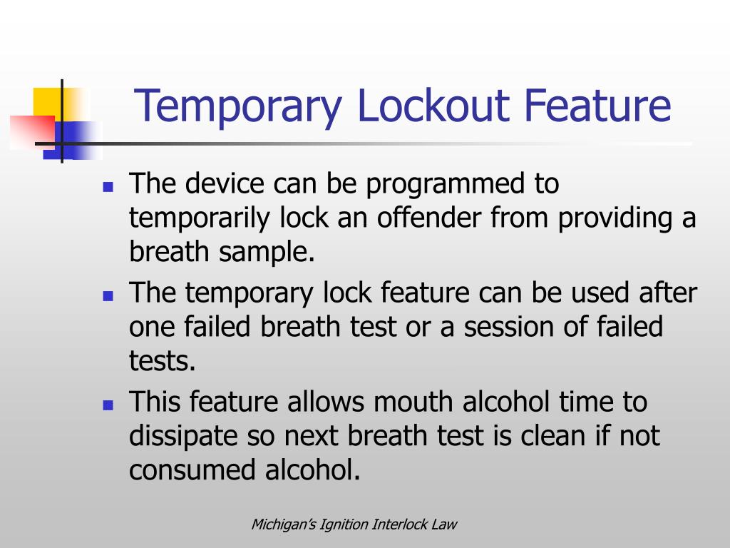 PPT Michigan’s Ignition Interlock Law PowerPoint Presentation, free