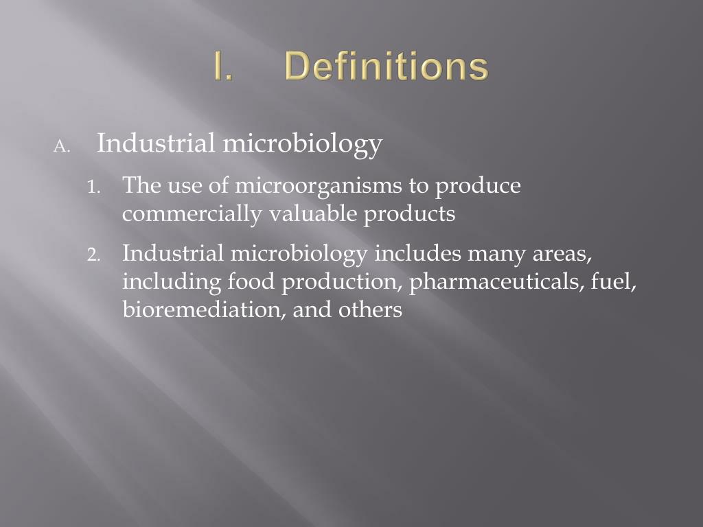 PPT Industrial Microbiology PowerPoint Presentation, free download