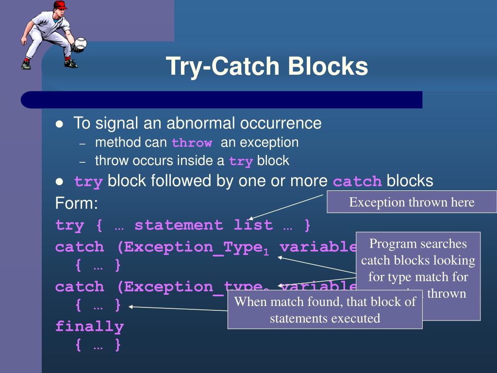 Exception Thrown In Catch Block C at Evelyn Klinger blog