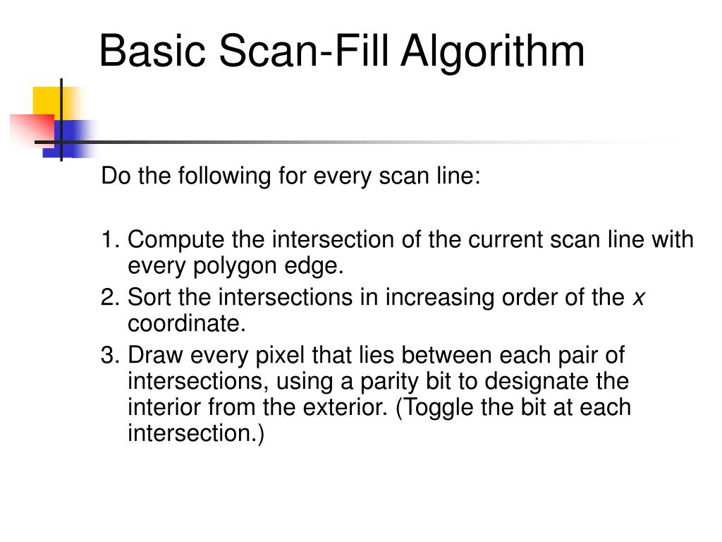 PPT Graphics Programming Polygon Filling PowerPoint Presentation