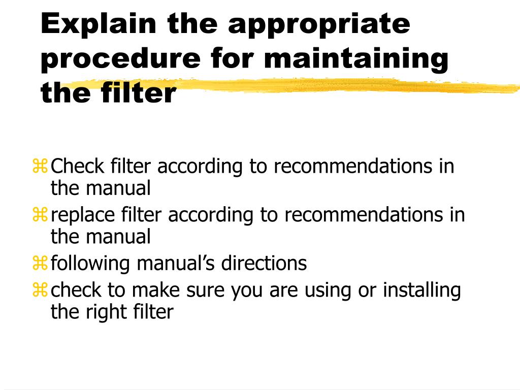 PPT Filters PowerPoint Presentation, free download ID332683