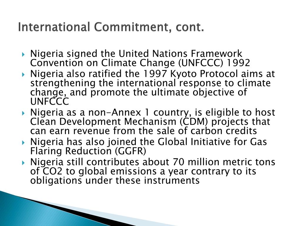 PPT Bureaucratic Rhetoric of Climate Change in Nigeria International