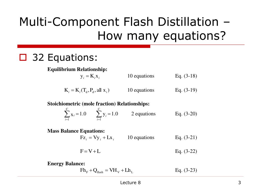 PPT Flash Distillation PowerPoint Presentation, free