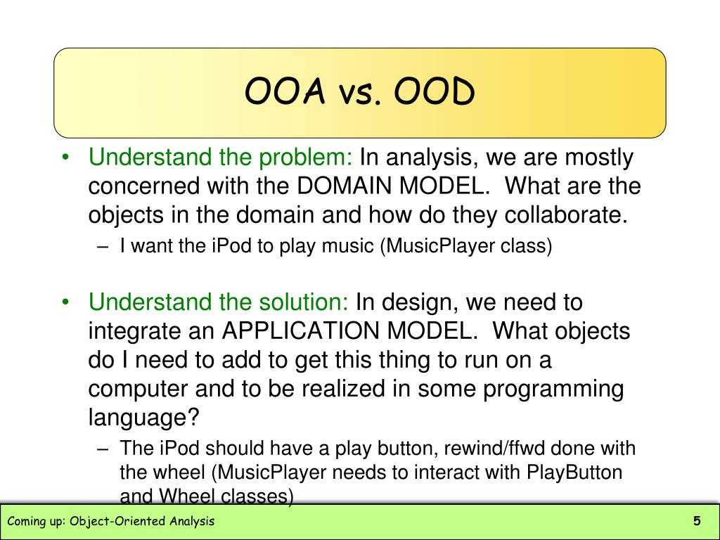 PPT ObjectOriented Analysis PowerPoint Presentation, free download