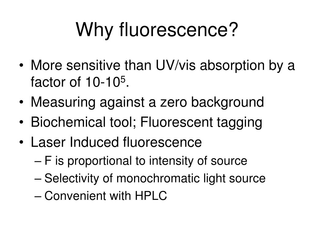 PPT Fluorescence PowerPoint Presentation, free download ID336539