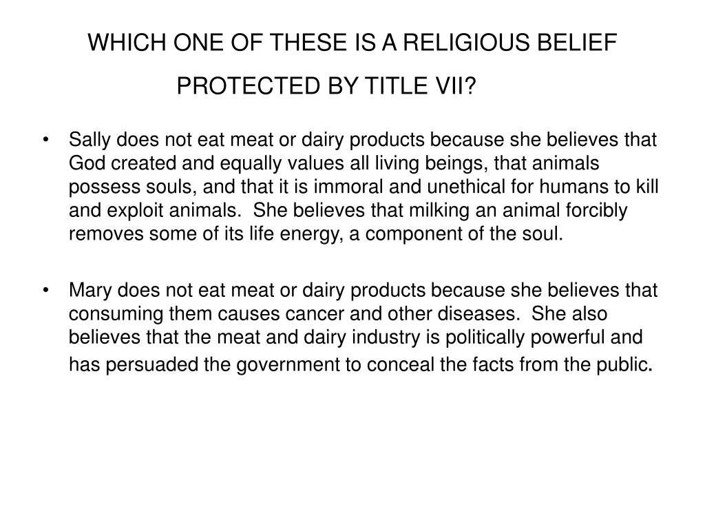 PPT Religious Discrimination, Reasonable for Religious