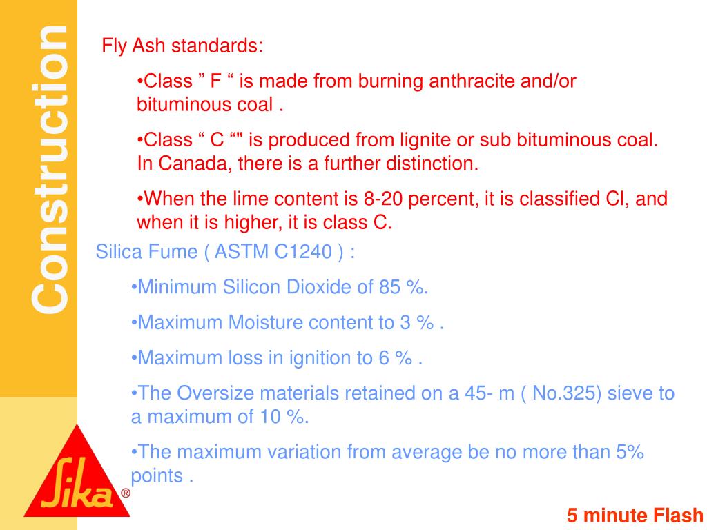 PPT Silica Fume and Fly ash PowerPoint Presentation, free download