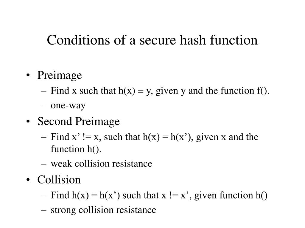 PPT Hash Functions PowerPoint Presentation, free download ID338647
