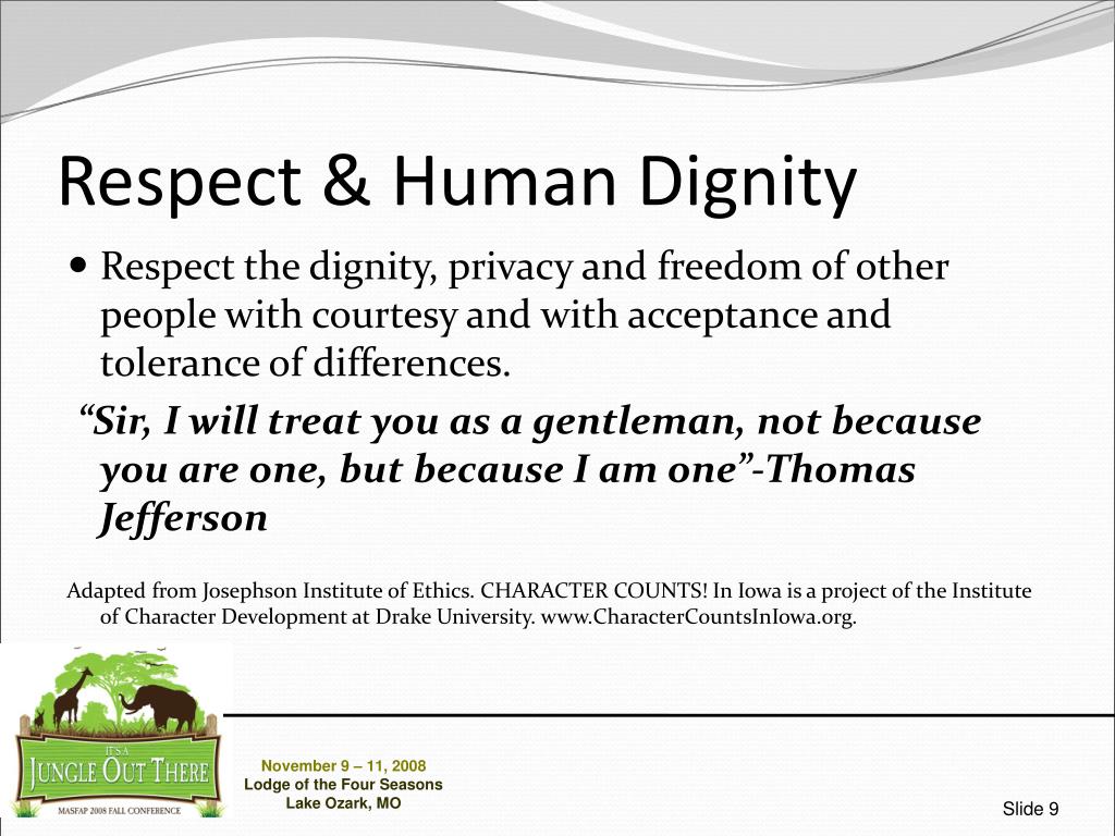 PPT The Six Pillars of Character PowerPoint Presentation ID339845
