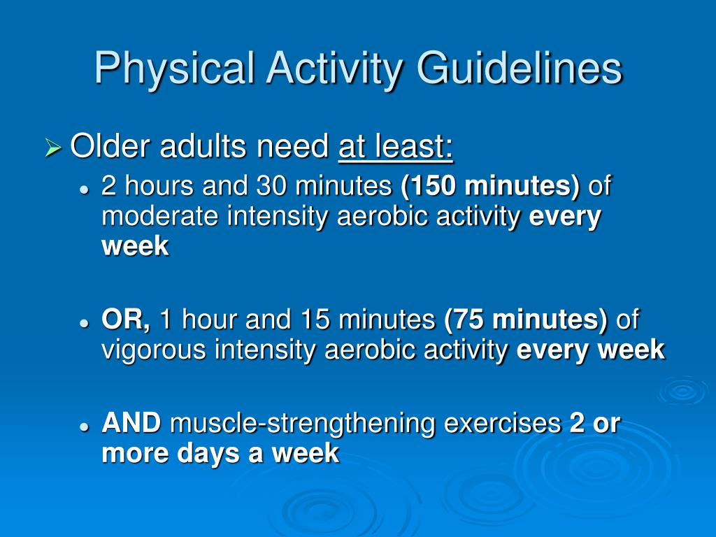 PPT Physical Activity for Older Adults PowerPoint Presentation, free