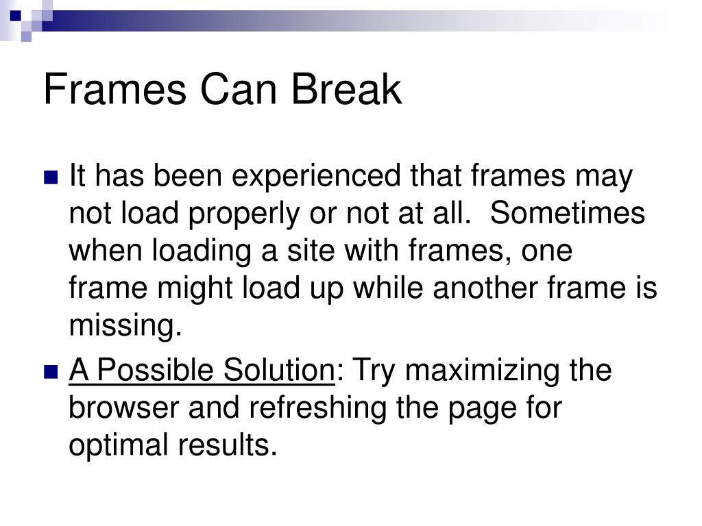 PPT FRAMES PowerPoint Presentation, free download ID341056