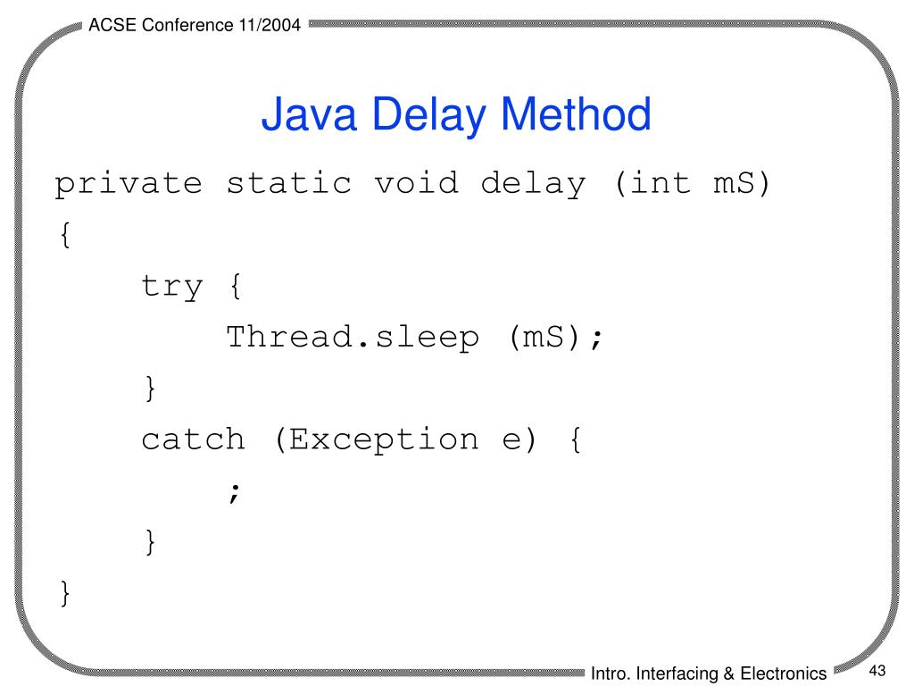 PPT Introductory Interfacing & Electronics PowerPoint Presentation